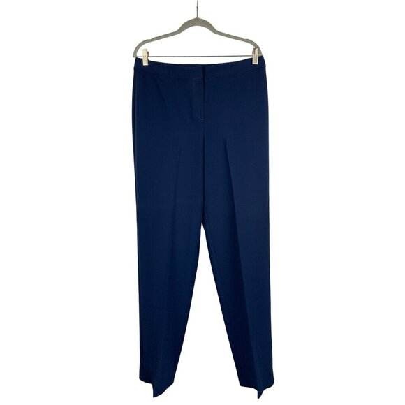 St. John Womens Blue Trousers Size 10 - Picture 1 of 4